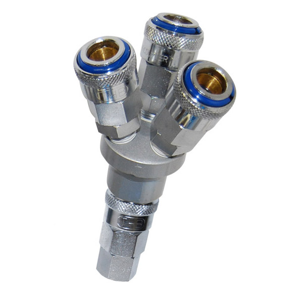 ITM INLINE COUPLER 3 WAY SINGLE ACTION 